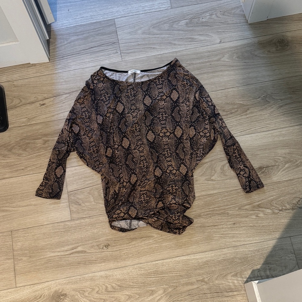 Snake Print Women's Top